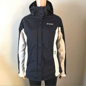 Columbia 3 in 1 Omni-Tech black jacket, women's small